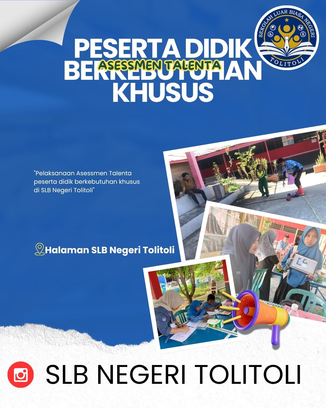 Asessmen Talenta Peserta Didik Berkebutuhan Khusus - SLB Negeri Tolitoli