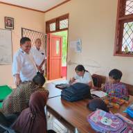 Kunjungan Kepala Bidang PKPLK & IP Dinas Pendidikan Provinsi Sulawesi Tengah Ke Satuan Pendiidkan Khusus